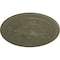 Ekena Millwork Naple Ceiling Medallion (Fits Canopies up to 3 3/8"), Hnd-Painted Spartan Stone, 37 1/2"OD x 3 3/8"P CM37NASSF - alternate 3